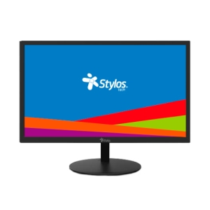 MONITOR STYLOS LCD 18.5" STPMOT1B / VGA / HDMI / 5MS - 60HZ /HD/NEGRO