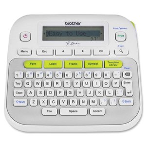 Brother Rotulador PT-D210, Transferencia Térmica, 180 x 180DPI, Gris/Blanco - Imagen 3