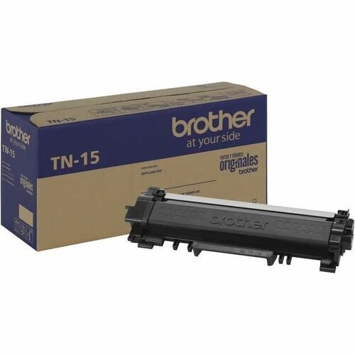 Cartucho de tóner Brother TN15 Láser - Negro - Original - Caja - 1 Pieza - 4500 Páginas