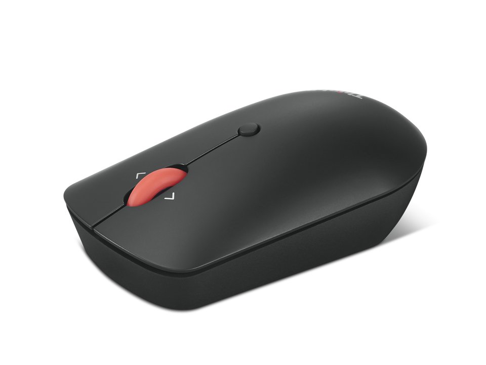 Lenovo ThinkPad Mouse - Radiofrecuencia - USB Tipo C - Óptico Azul - 6 Botón(es) - Negro - Inalámbrico - 2.40GHz - 2400 dpi - Rueda inclinable - Simétrico - Imagen 4