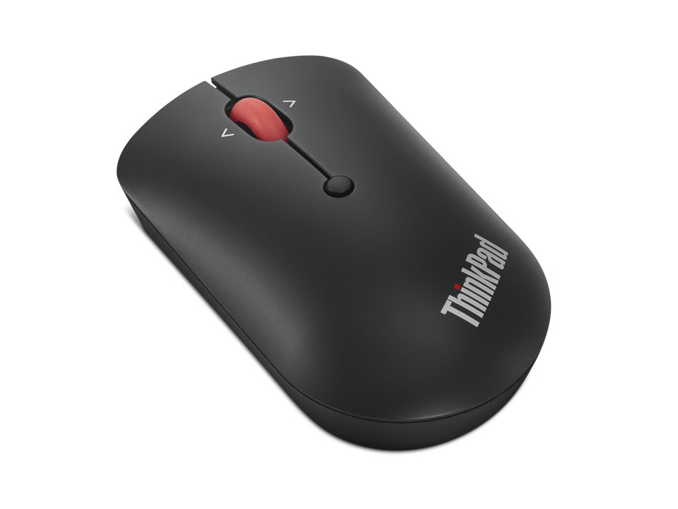 Lenovo ThinkPad Mouse - Radiofrecuencia - USB Tipo C - Óptico Azul - 6 Botón(es) - Negro - Inalámbrico - 2.40GHz - 2400 dpi - Rueda inclinable - Simétrico - Imagen 5