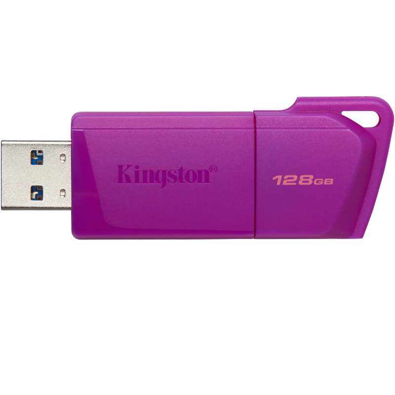 Memoria USB Kingston DataTraveler Exodia M, 128GB, USB 3.2, Morado