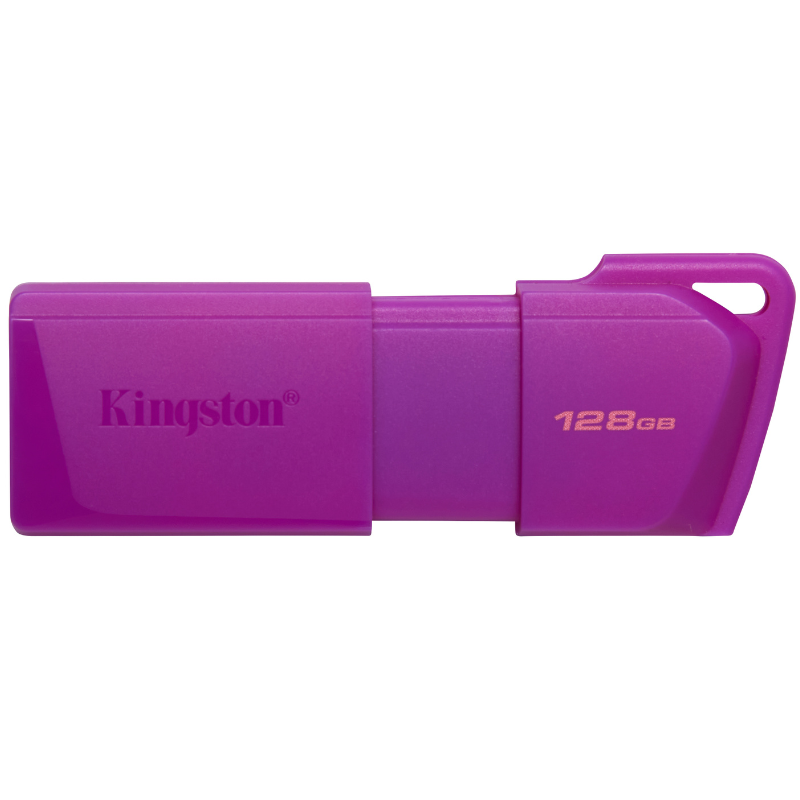 Memoria USB Kingston DataTraveler Exodia M, 128GB, USB 3.2, Morado - Imagen 2