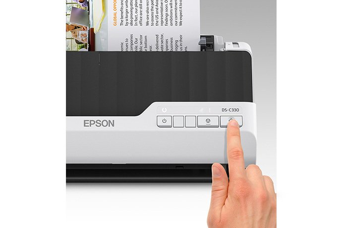 Scanner Epson WorkForce DS-C330, 600 x 600DPI, Escáner Color, Escaneado Dúplex, USB, Negro/Gris - Imagen 9