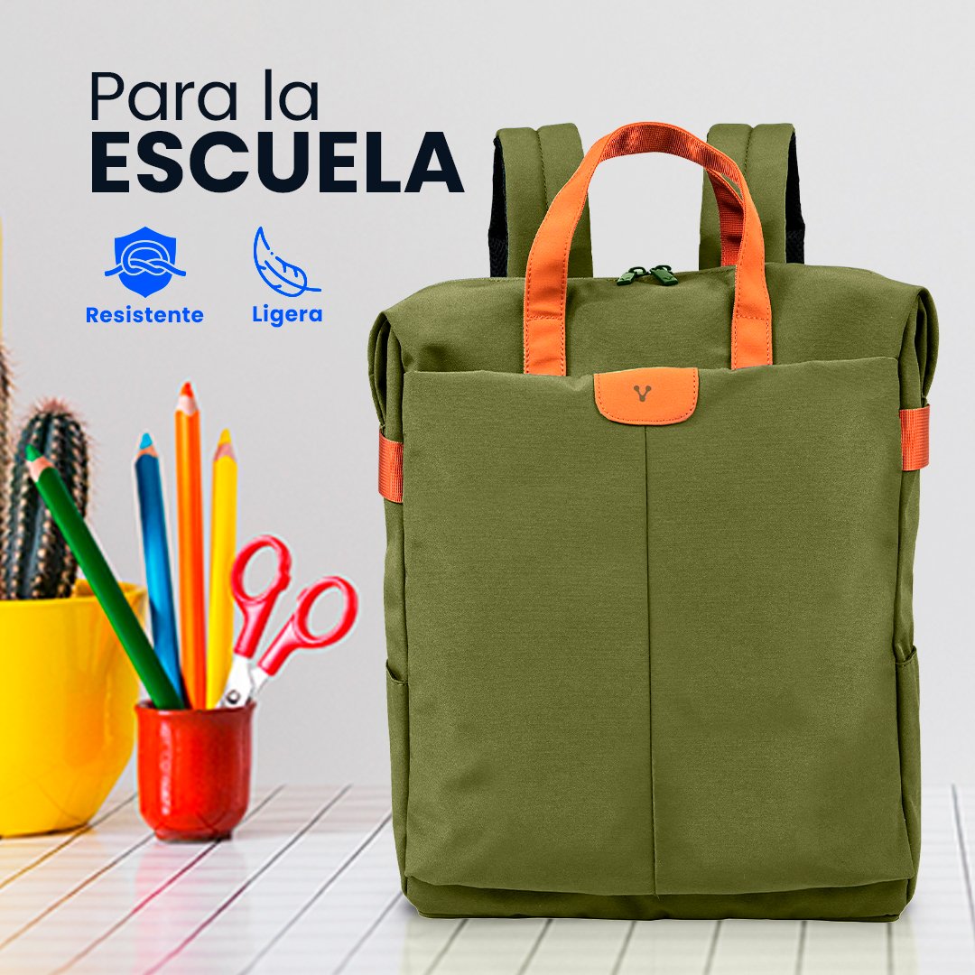 Vorago Mochila de Poliéster BP-301 para Laptop 15.6", Verde - Imagen 2