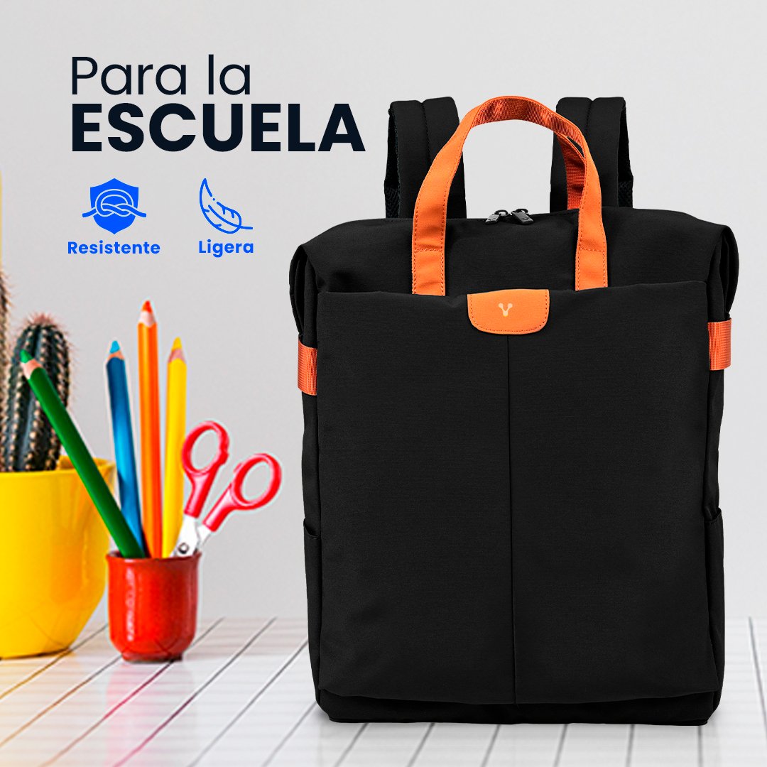 Vorago Mochila BP-301 de Poliéster para Laptop 15.6", Negro - Imagen 2