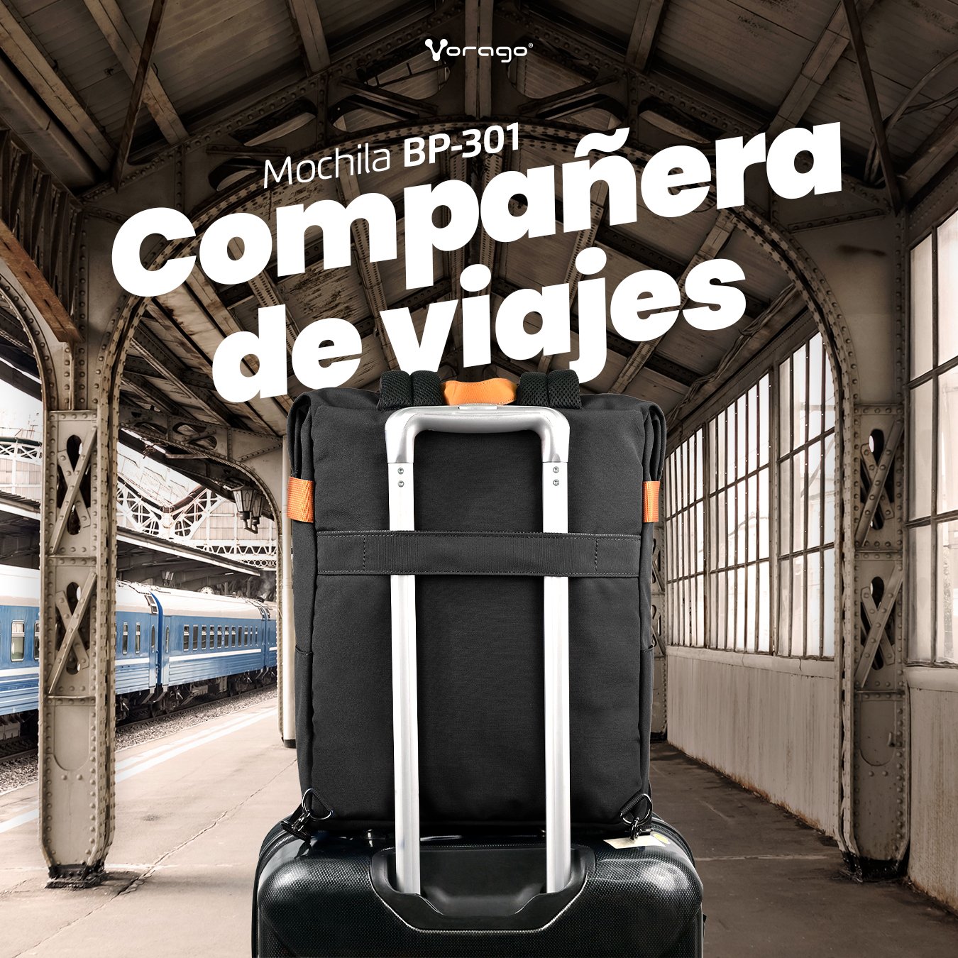 Vorago Mochila BP-301 de Poliéster para Laptop 15.6", Negro - Imagen 4