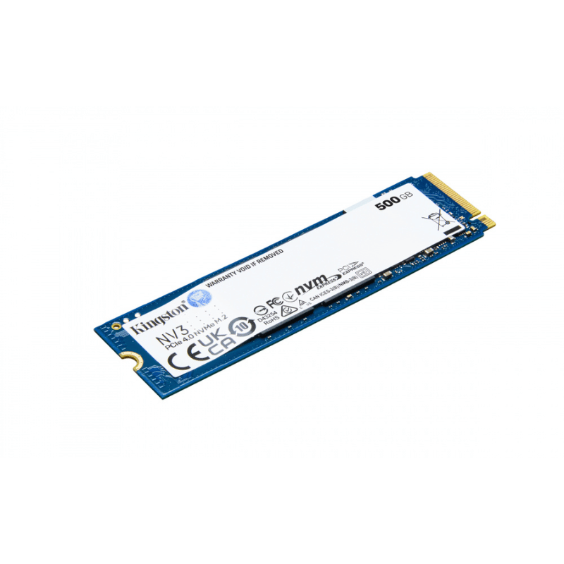 SSD Kingston SNV3S NVMe, 500GB, M.2, 3000 MB/s Escritura, 5000 MB/s Lectura, PCI Express 4.0