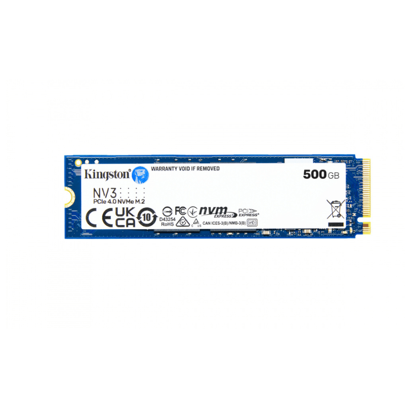 SSD Kingston SNV3S NVMe, 500GB, M.2, 3000 MB/s Escritura, 5000 MB/s Lectura, PCI Express 4.0 - Imagen 3