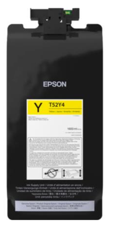 Bolsa de Tinta Epson UltraChrome T52Y420 Amarillo, 1600ml