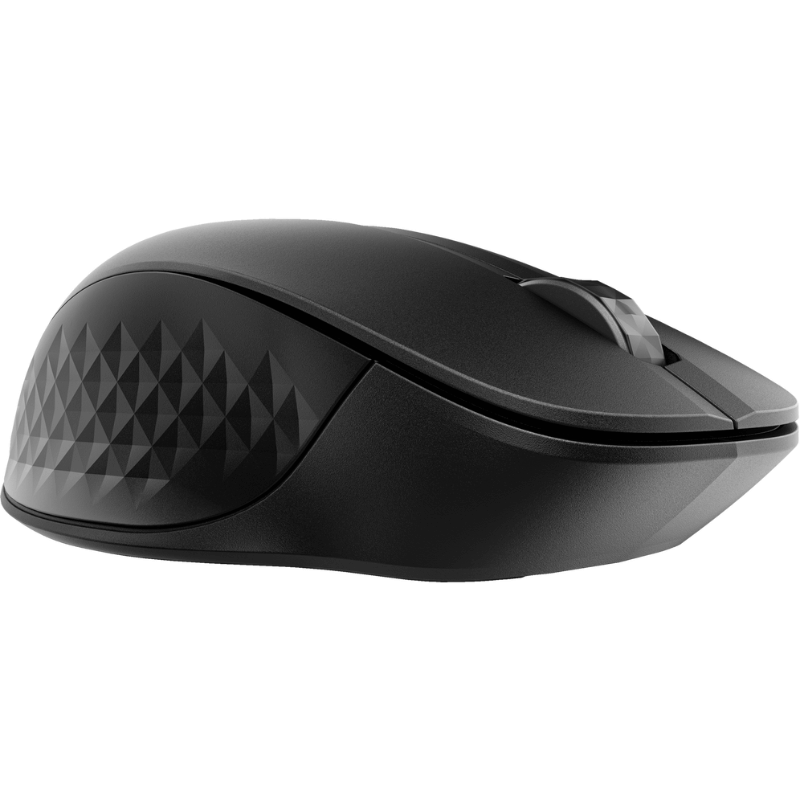 Mouse inalámbrico HP 435, Bluetooth® 5.0 y Wireless 2.4Ghz, Hasta 4000 ppp, 4 botones programables, Compatible conMicrosoft Windows® macOS® ChromeOS; Color negro, 77 % de plástico reciclado posconsumo; El embalaje es reciclable, 1 año de garantía. - Imagen 4