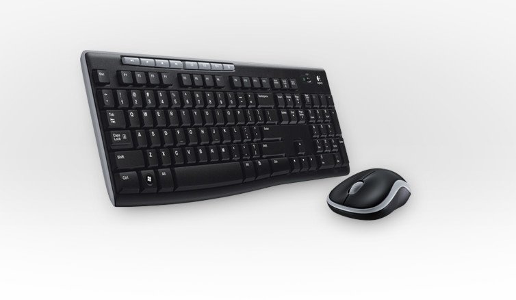 Kit de Teclado y Mouse Logitech MK270, Inalámbrico, USB, Negro (Español) - Imagen 3