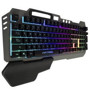 Teclado Gamer Alámbrico Iluminación RGB Programable Holder | VORTRED