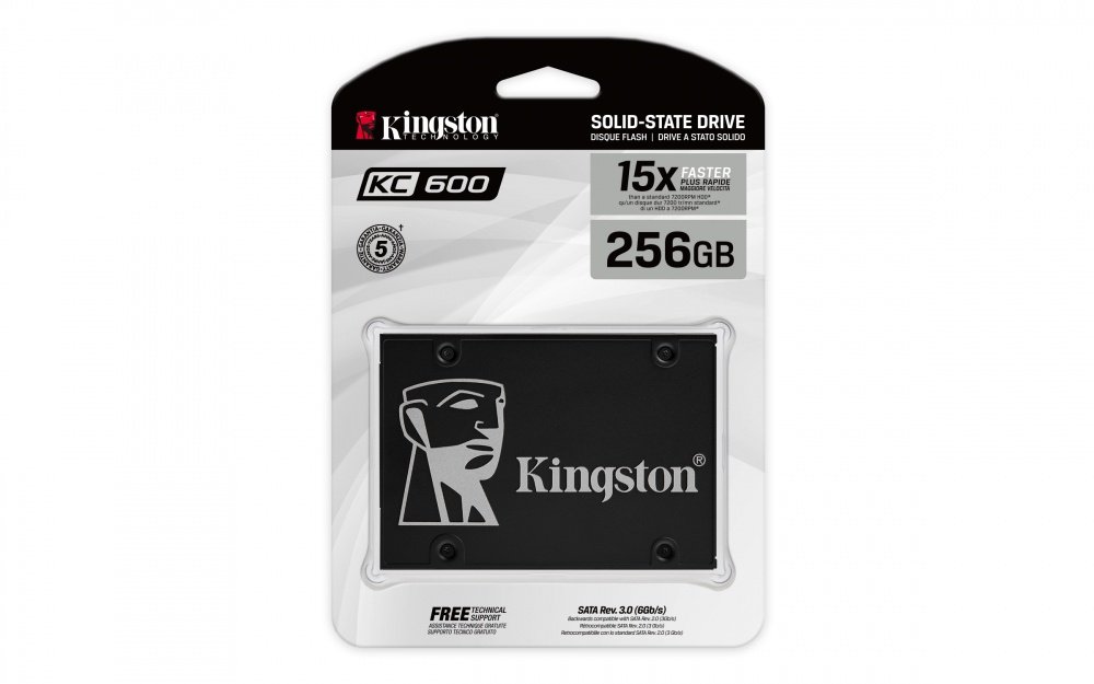 SSD Kingston KC600, 256GB, 2.5", 500MB/s Escritura, 550MB/s Lectura, SATA III - Imagen 4
