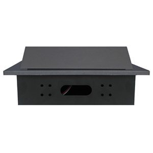 BROBOTIX CAJA PARA MESA: HDMI USB RJ45 SVGA 3.5 MM CORRIENTE COLOR PLATA - Gabinete de Conectividad para Mesa con Modulo de Conexiones 1 Puerto SVGA HD15 - 1 Puerto HDMI - 1 puerto USB V2.0 - 1 Puerto Estereo 3.5 mm - 2 Puertos RJ45 CAT5e - 2 Puertos de c - Imagen 3