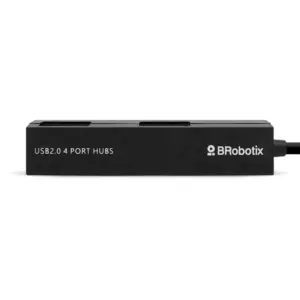 HUB USB V2.0, 4 PUERTOS, "SMALL", NEGRO - Imagen 4
