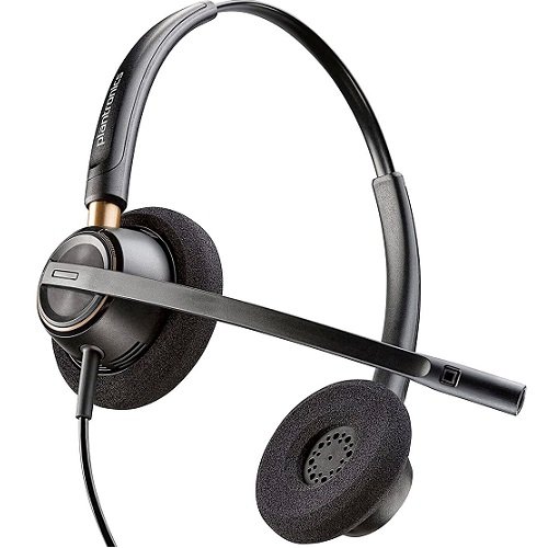 HP Poly EncorePro 520 with Quick Disconnect Binaural Headset TAA