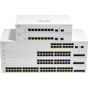Switch Cisco Gigabit Ethernet Business CBS220, 48 Puertos 10/100/1000Mbps + 4 Puertos SFP, 104 Gbit/s, 8192 Entradas - Administrable - Imagen 3