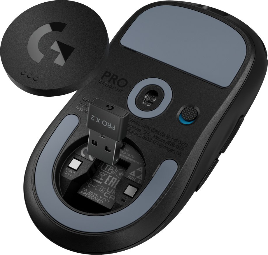 MOUSE INALAMBRICO PRO X SUPERLI 2 NEGRO - Imagen 6