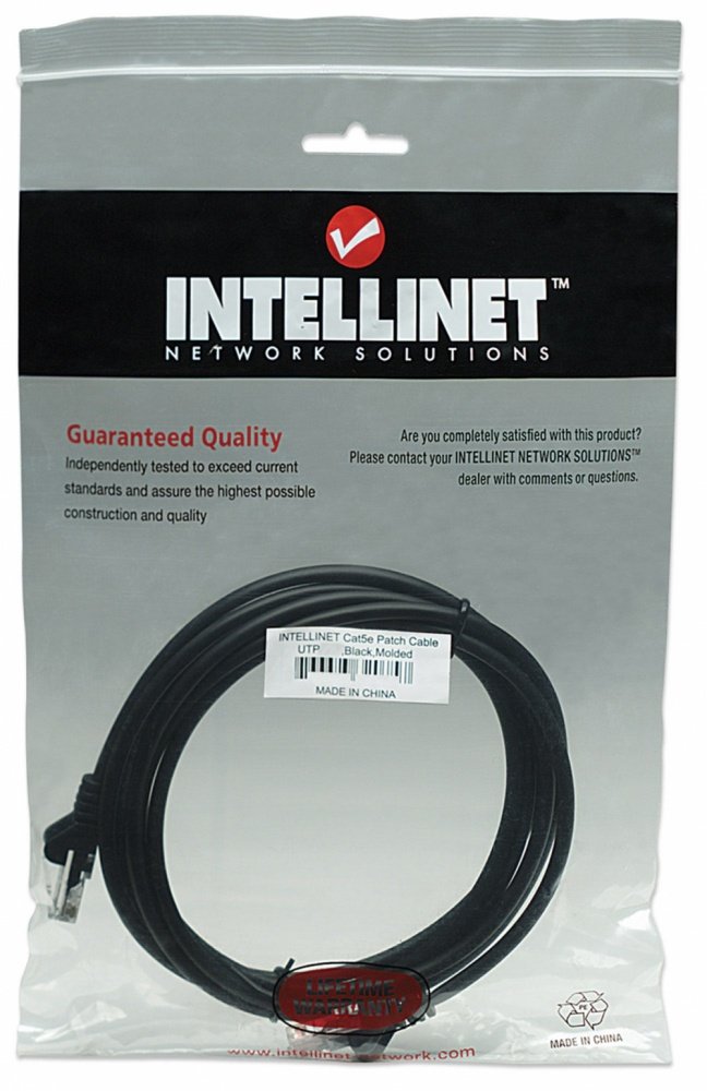Intellinet Cable Patch Cat5e UTP RJ-45 Macho - RJ-45 Macho, 4.2 Metros, Negro - Imagen 4