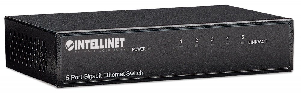 Switch Intellinet Gigabit Ethernet 530378, 5 Puertos 10/100/1000Mbps, 1024 Entradas - No Administrable - Imagen 2