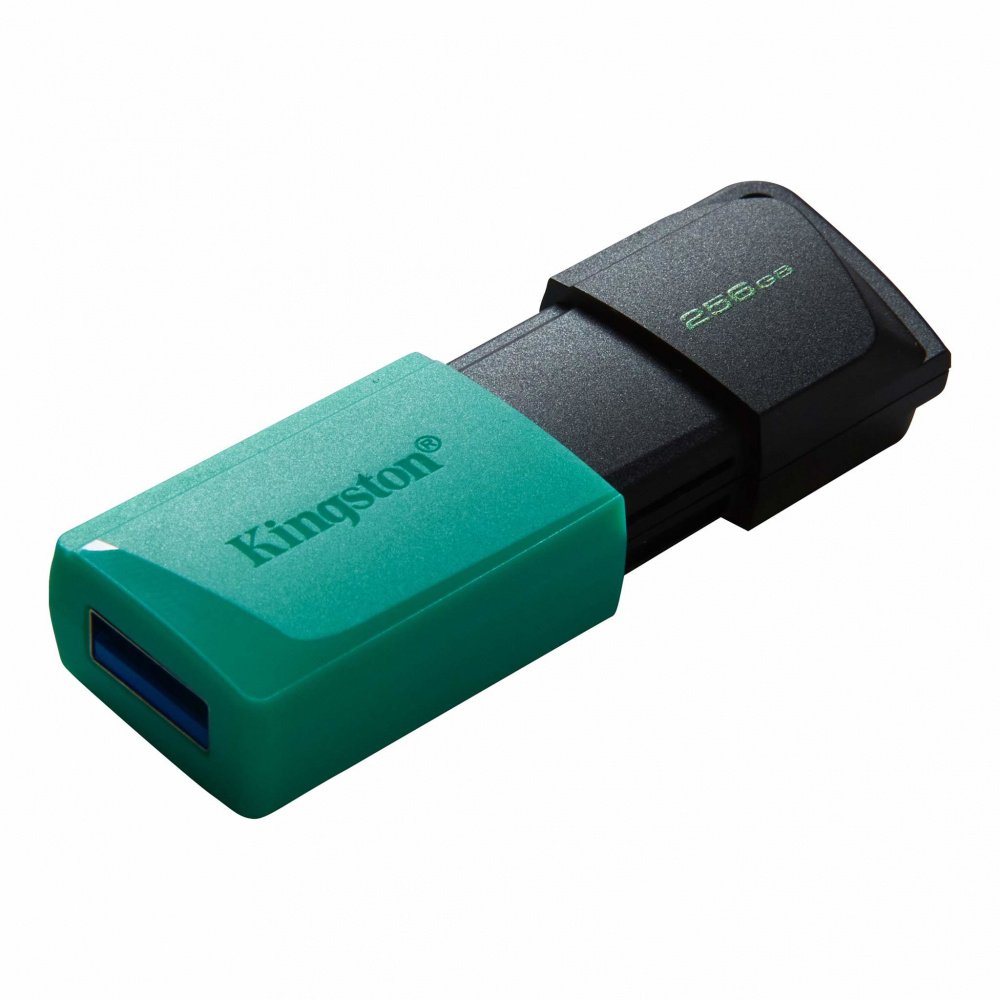 Memoria USB Kingston DataTraveler Exodia M, 256GB, USB A, Negro/Turquesa - Imagen 2