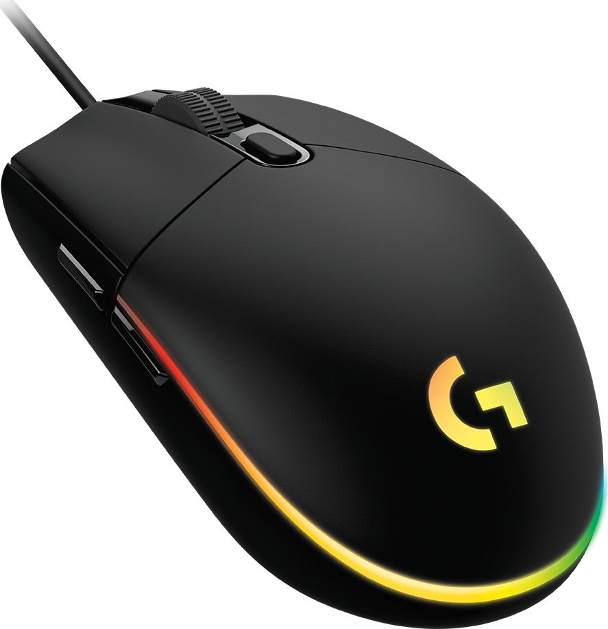 Mouse Gamer Logitech Óptico G203 LightSync, Alámbrico, USB, 8000DPI, Negro - Imagen 3