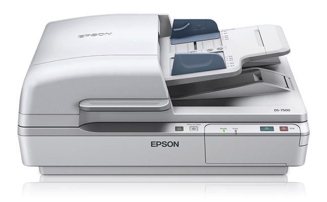 Scanner Epson WorkForce DS-7500, 1200 x 1200 DPI, Escáner Color, Escaneado Dúplex, USB, Blanco