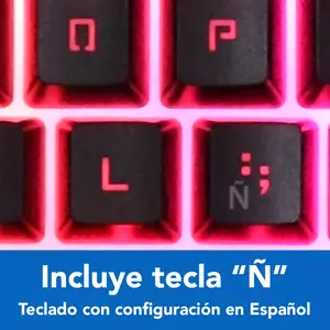 TECLADO COMBO USB ILUMINADO - Imagen 6